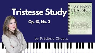 Tristesse Study Chopin Easy Piano Classics  Book One [upl. by Marden]