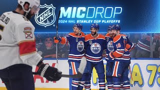 Mic Drop Oilers stave off elimination vs Panthers in Game 4 of the Stanley Cup Final [upl. by Trimmer]