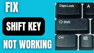 How to Fix Shift Key Not Working on Windows 1110 Tutorial [upl. by Anitram]