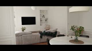 Visite Appartement Haussmannien TRES lumineux [upl. by Zwart486]