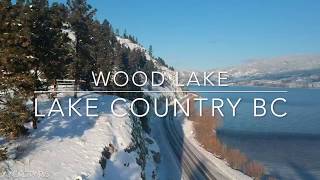 Wood Lake Okanagan Valley  Lake Country BC  DJI Drone Footage [upl. by Sirod716]