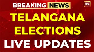 Telangana Election Results 2023 LIVE Updates  Telangana Election Result LIVE  India Today LIVE [upl. by Nosdrahcir]