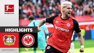 Leverkusen Turns Game Around  Bayer 04 Leverkusen  Eintracht Frankfurt 21  Highlights  MD 7 [upl. by Crenshaw]