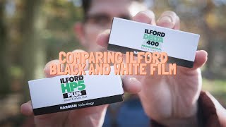 Comparing Ilford Black and White Film HP5 Plus and Delta 400 [upl. by Akeret]