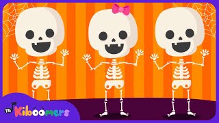 Skeleton Dance  The Kiboomers Halloween Songs For Preschool Circle Time [upl. by Baler424]