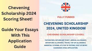 Chevening Scholarship Scoring Sheet 2024 [upl. by Filipe]