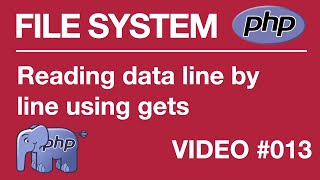 PHP  FILE SYSTEM  BEGINNER  Reading Line  fgets 013  Tips from a Self Taught Developer [upl. by Sicnarf]
