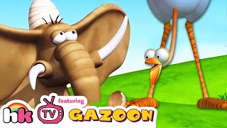 Best of Gazoon S2 Ep 15  Ostrichs Egg  Funny Animals Cartoons  HooplaKidz TV [upl. by Llenehc]