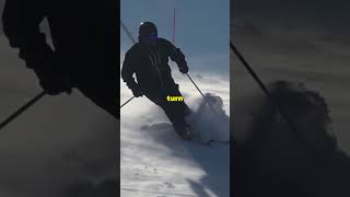 Can You Outrun an Avalanche on Skis avalanche skis outrun shorts [upl. by Ihdin]