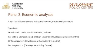 Panel 2 Economic analyses [upl. by Draw]