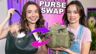 Twins Swap Purses for a Day  Merrell Twins [upl. by Siletotsira]