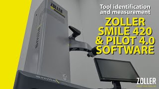 Semi automatic tool identification and measurement  ZOLLER Smile 420 with Pilot 40 software [upl. by Kho]