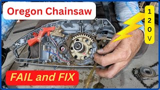 Oregon Chanisaw FAIL and FIX [upl. by Devy435]