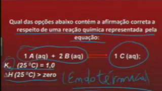 QUIMICA  exercicios Equilibrio Quimico Luis Carlos part2mp4 [upl. by Dun219]