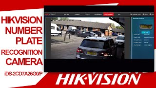 HIKVISION iDS2CD7A26G0Pizhs ANPR Number palate recognition IP Camera setup to catch cars plate [upl. by Bartholomeus]