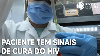 Paciente tem sinais de cura do HIV após transplante [upl. by Aninad806]