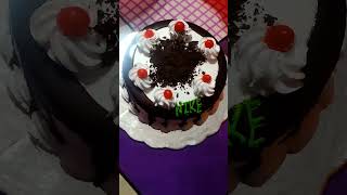 black forest cakehappy birthday cakecake cutting on birthday short cake cuttingshort video [upl. by Strait]