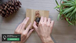 WoodWatch Unboxing  wooden watch [upl. by Alleda]