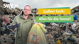 Recycling So viel bringt der Gelbe Sack und das passiert wirklich mit eurem Müll I SWR Ökochecker [upl. by O'Doneven]