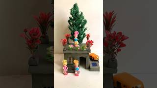 How to make a miniature clay house  viral destroyingclayhouse [upl. by Nada]