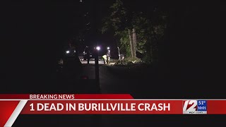 1 dead 1 injured in Burrillville crash [upl. by Quita123]