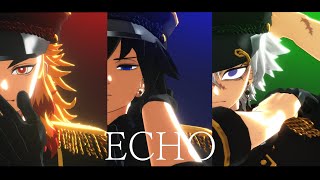 【鬼滅のMMD】ECHO【煉獄杏寿郎・冨岡義勇・不死川実弥】 [upl. by Walkling737]