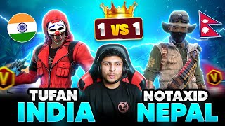 Tufan Vs Notaxid Friendly Match 😲 India 🇮🇳 Vs Nepal 🇳🇵 Garena  Free Fire 🔥 [upl. by Assilen80]