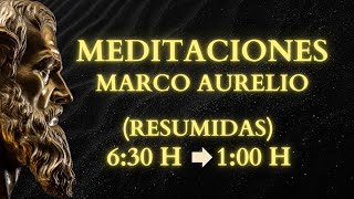 RESUMEN DEL LIBRO DE MEDITACIONES ▶ MARCO AURELIO GUÍA DE ESTOICISMO [upl. by Iolenta]