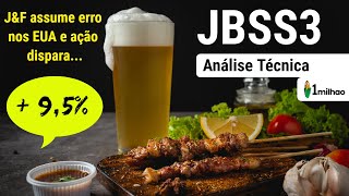 JBSS3 ONTEM SUBIU 95  HORA DE COMPRAR AQUI UMA ANÁLISE TÉCNICA DAS AÇÕES DA JBS JBSS3 [upl. by Adalai]