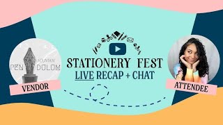 Yoseka Stationery Fest Recap  Chat amp Haul Sneak Peak  LIVE [upl. by Hsekin984]