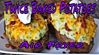 Air Fryer Baked Potatoes Recipe [upl. by Netsirhc674]