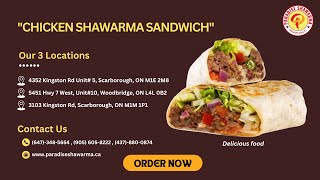 Best Chicken Shawarma in Toronto [upl. by Noswal]