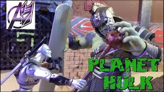 Planet Hulk Hulk vs Thor Stop Motion Film [upl. by Bobker161]