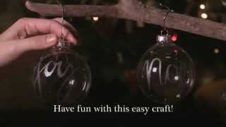 How to personalise your Christmas baubles [upl. by Wake500]