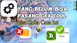 Cara Agar GFX Tool Bisa di Pasang Pada Android yang Memiliki Privasi File [upl. by Airdnola]