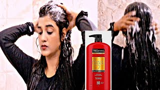 TRESEMME KERATIN SMOOTH SHAMPOO REVIEW  tresemme shampootresemme keratin smooth conditioner review [upl. by Aniraz]