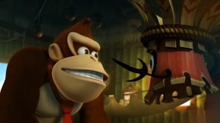 Donkey Kong Country Returns 100 Walkthrough Part 1  World 1 Jungle All KONG amp Puzzle Pieces [upl. by Nelak]