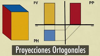 Proyecciones Ortogonales  Dibujo técnico [upl. by Walston]