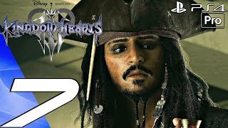 Kingdom Hearts 3  English Walkthrough Part 7  Pirates of the Caribbean World Full Game PS4 PRO [upl. by Haas]