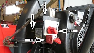 How to Replace a Snow Blower Fuel Line MTD and Others with a Tecumseh Engine [upl. by Hilten251]