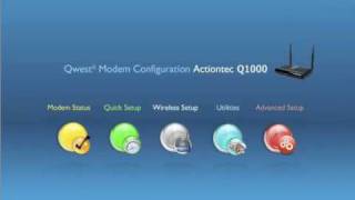 How to Set up an Administrator User Name and Password on the Q1000 Qwest VDSL Modem Router [upl. by Rayle]