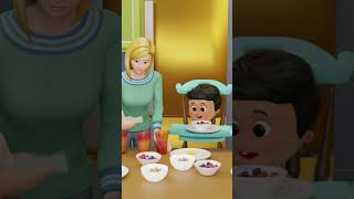 Breakfast Song  Annie and Bobbie Nursery Rhymes and Kids Songs shorts [upl. by Airebma]