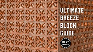 The Ultimate Guide to Breeze Blocks Everything You Need to Know  Clay Imports Español CC [upl. by Enuj511]