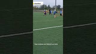 U11 goalie breakaway save while AP to u13 lax lacrosse sixes [upl. by Ellednahs]