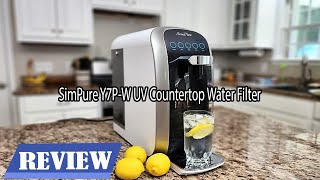 SimPure Y7P Countertop Reverse Osmosis System Review  Watch before ordering [upl. by Ardnoel]