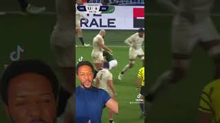 Faf De Klerk Tries to FIGHT Joe Marler the GIANT  shorts rugby rugbyreaction [upl. by Hallette]