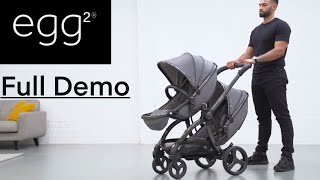 Egg 2 NEW Full Demo  Egg 2 2021 Single to Double Stroller [upl. by Velleman2]