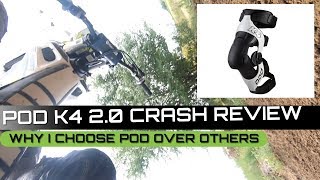 POD 2 0 K4 Knee Brace Review  Crash Tested [upl. by Nhor995]