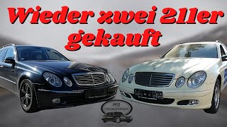 Wieder zwei Mercedes W211 gekauft  Mercedes E240 und ein weiteres Taxi  MB Youngtimer Parts [upl. by Nnyladnarb357]