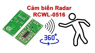 227 RCWL0516 Module Cảm Biến Vật Cản Radar  Microwave Radar Sensor Module [upl. by Madox463]